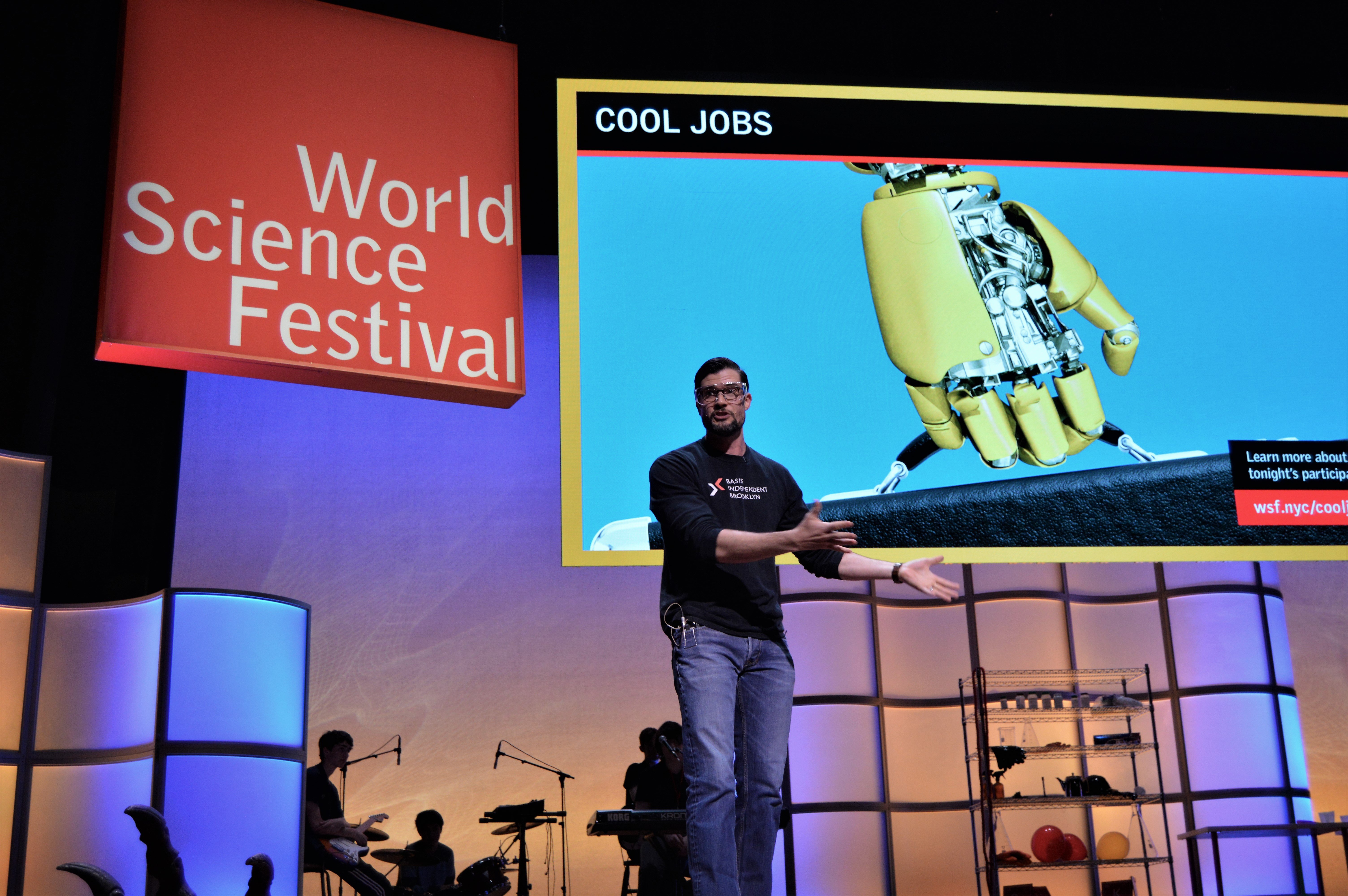 World Science Festival Features Mr. Winter as Science Super Star